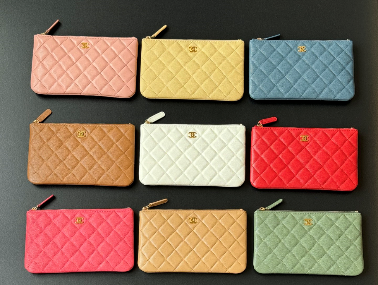 TOP CHANEL Lozenge Wallet 20*12.2*1cm - 9 Colour