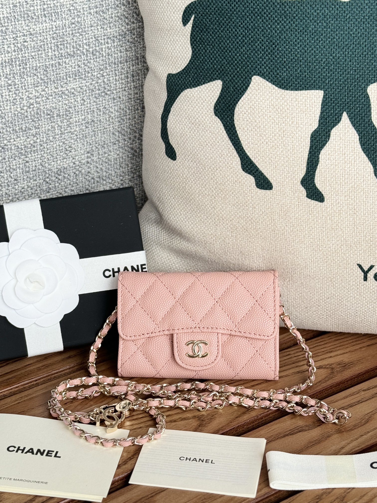 TOP CHANEL Caviar And Cowhide Waist Bag 11 ×2 ×7.5cm - 6 Colour