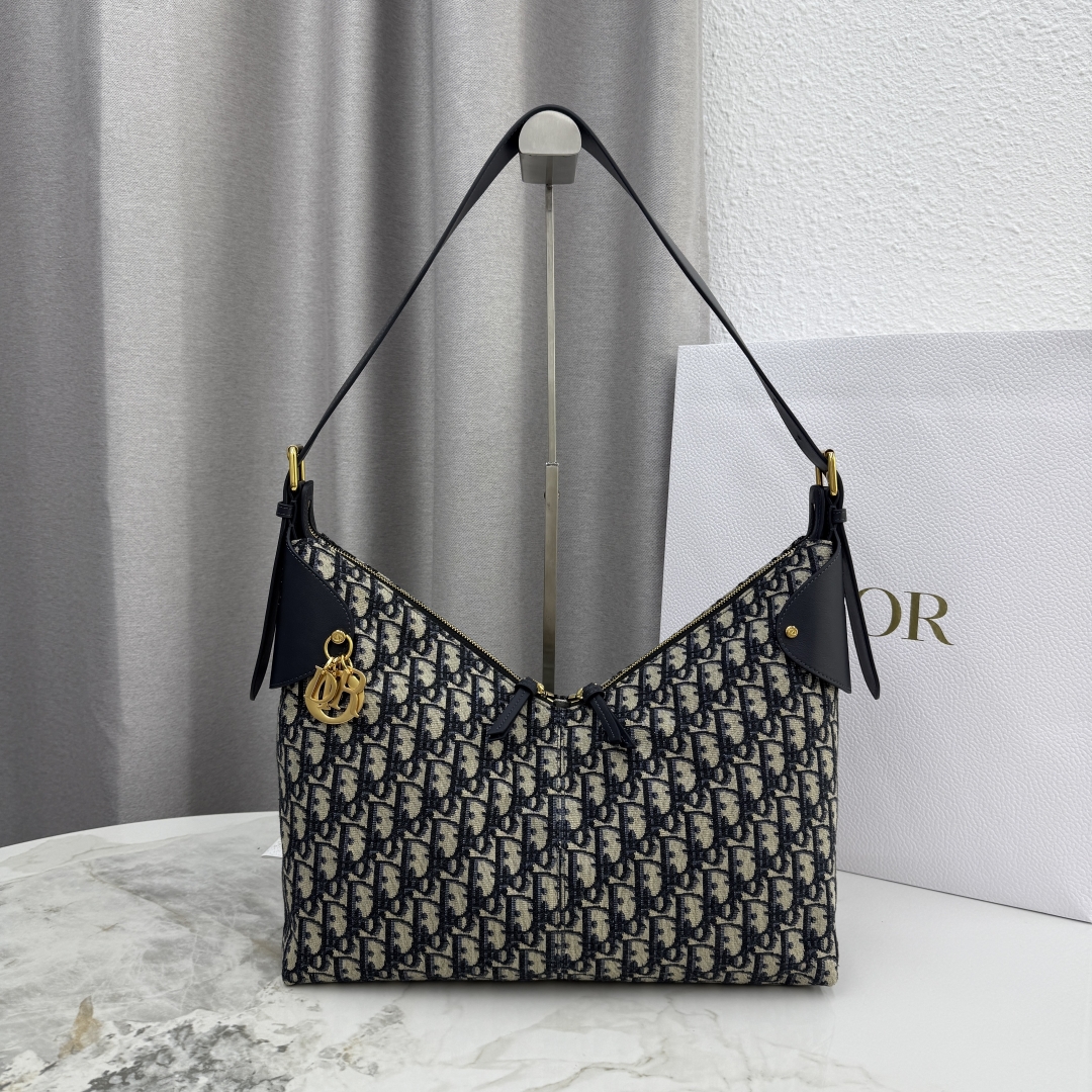 TOP Christian Dior Dior Voyage  Bag  3 Sizes - Blue