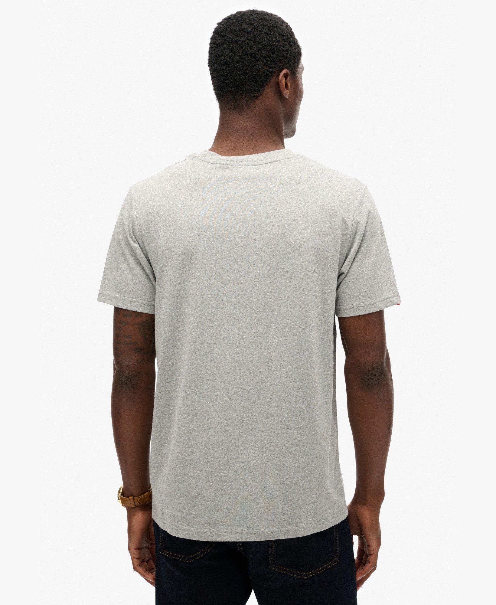 Vintage Logo Heritage Relaxed Tee | College Grey Marle