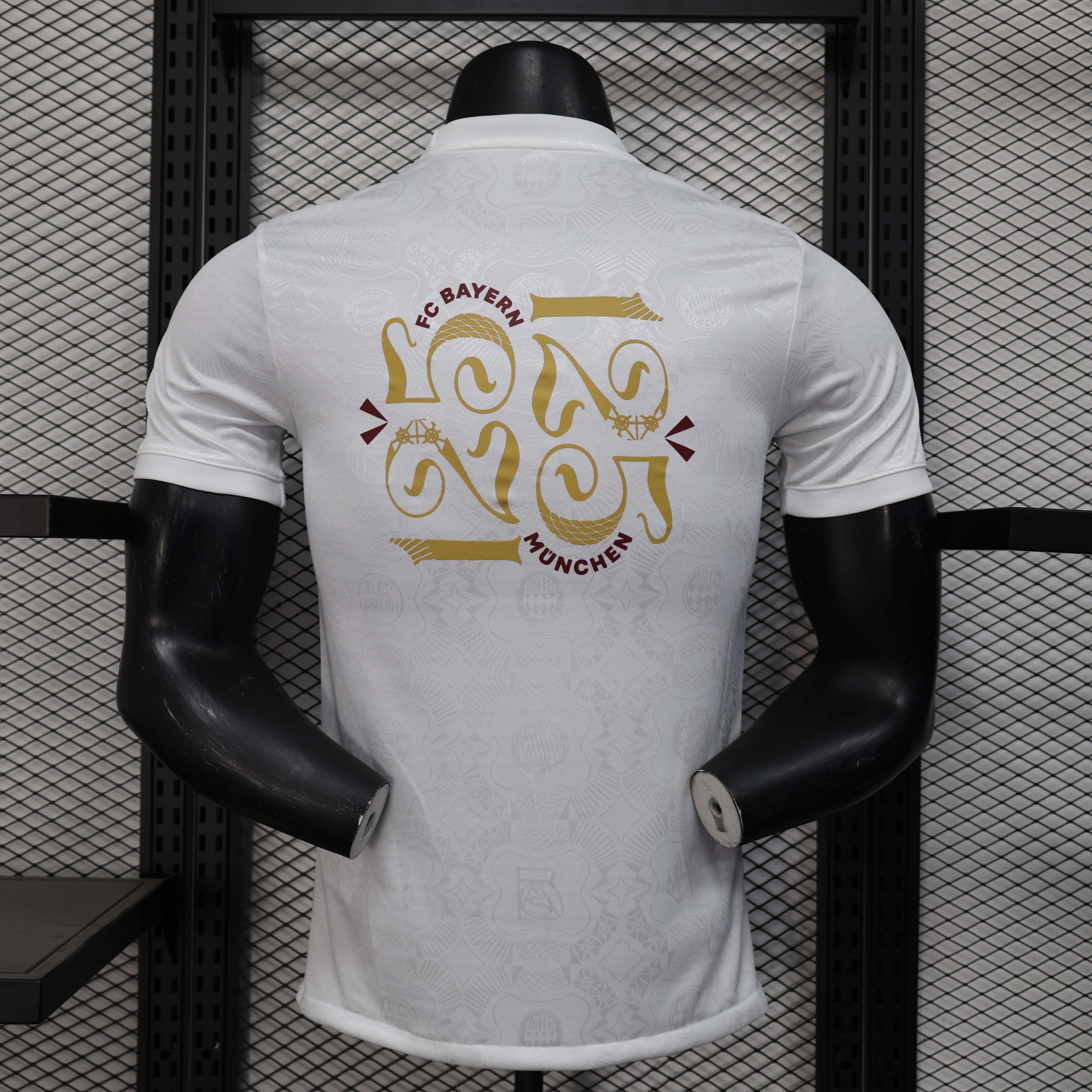 2025/2026 Player Version Bayern Munich 125th Anniversary Special Edition White Football Shirt 1:1 Thai Quality