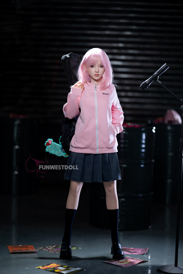 EU In Stock - 152cm/4ft11 D-cup Anime Silicone Sex Doll FSD034 #053S - Nika