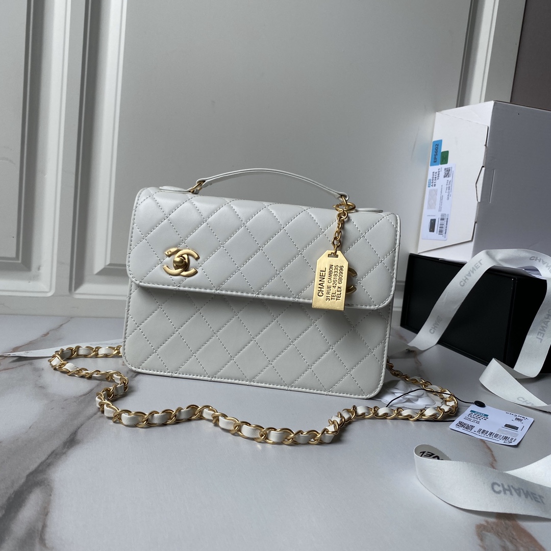 TOP CHANEL Double Button Briefcases - 4 Colour&GHW