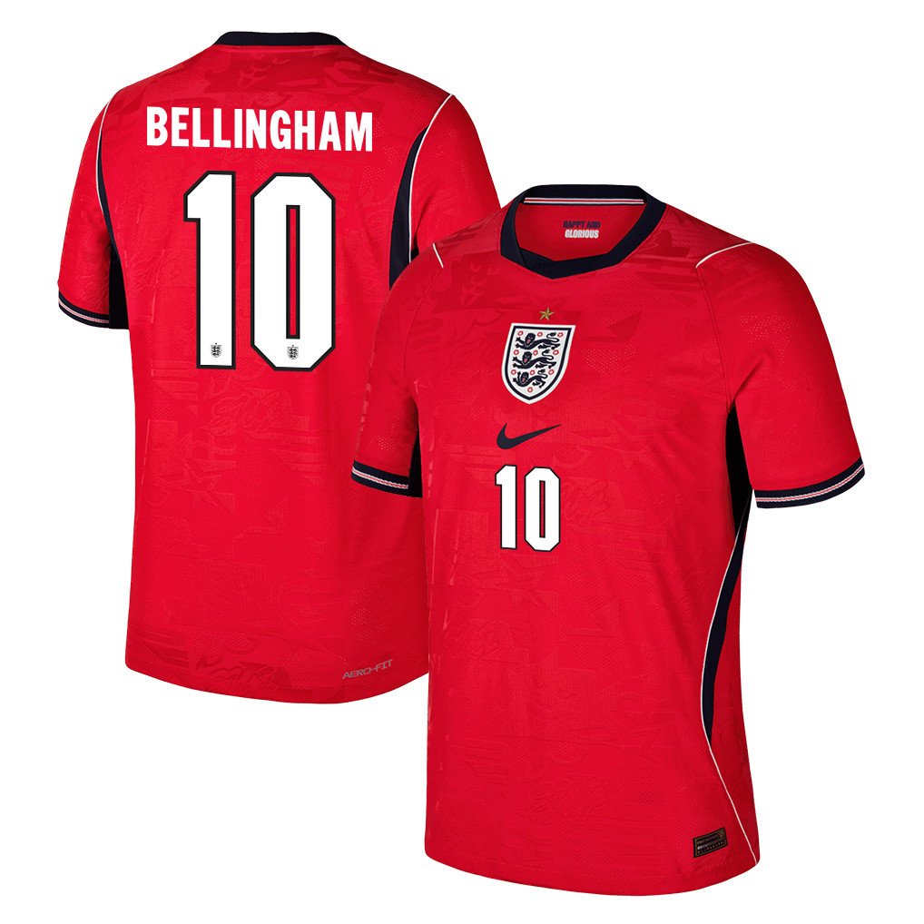 England Bellingham #10 Away Soccer Jersey World Cup 2026