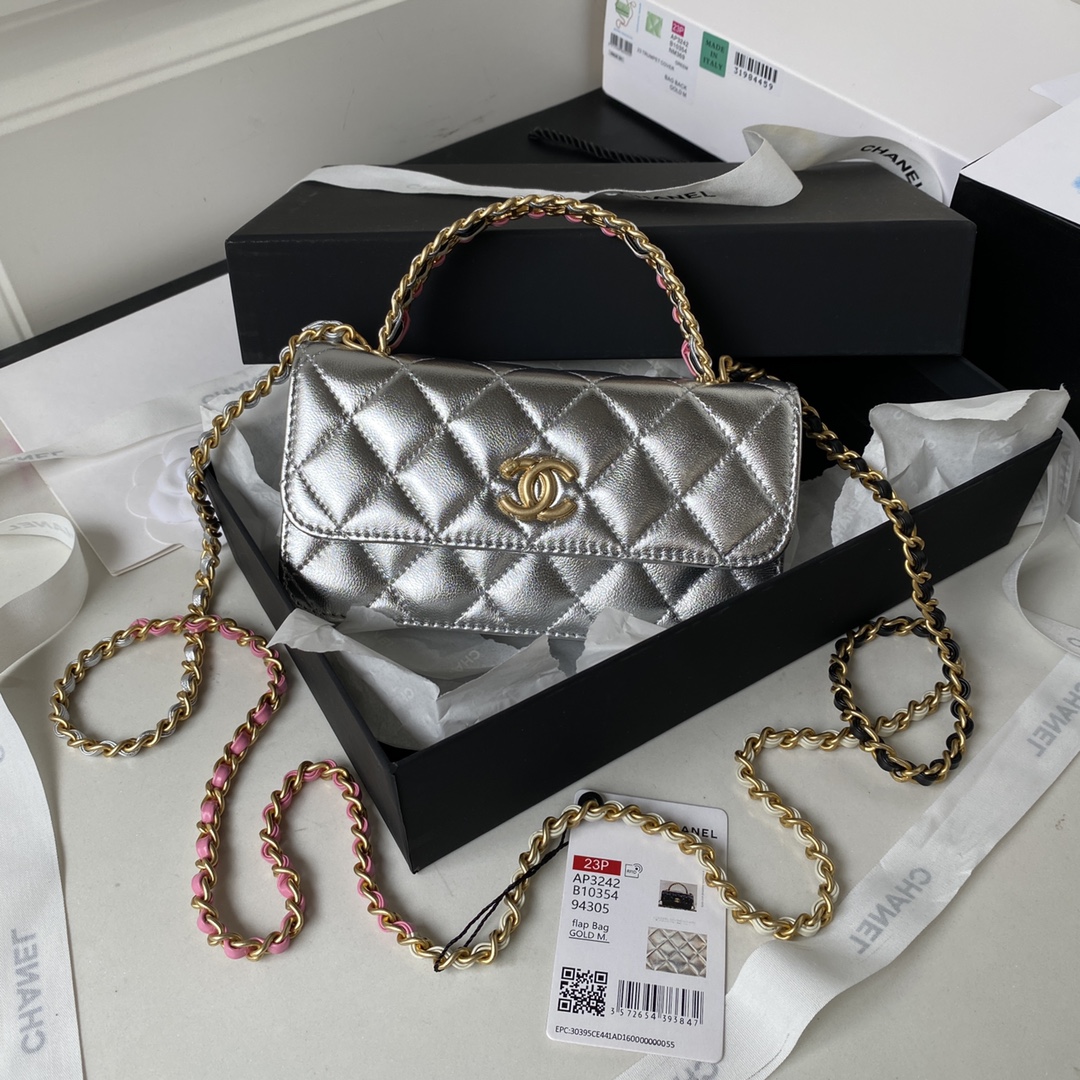 TOP CHANEL WOC Bag 17cm - GHW - 4 Color