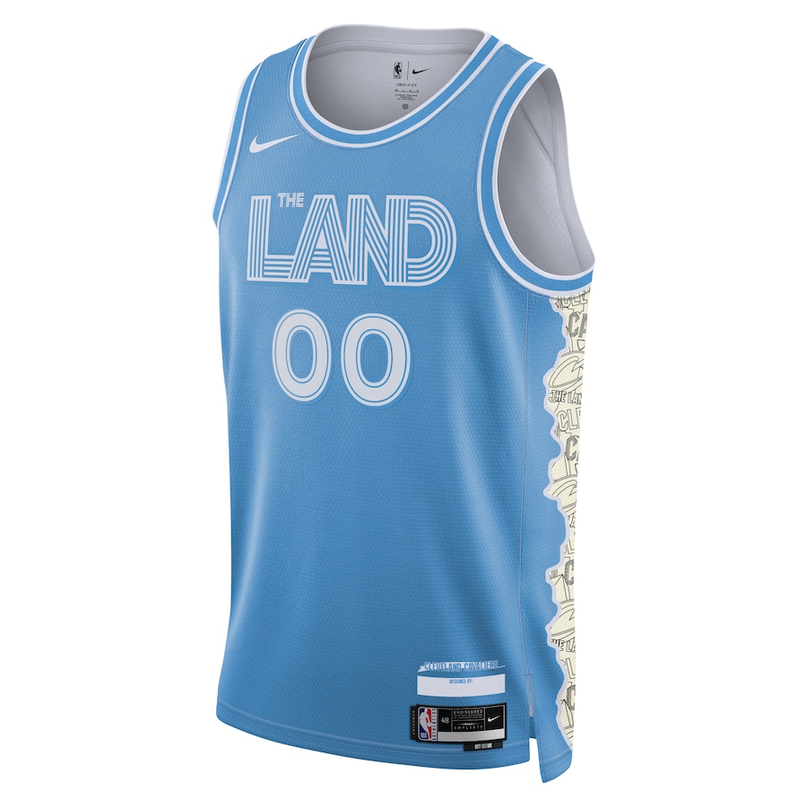Unisex Cleveland Cavaliers Light Blue 2024/25 Custom Swingman Jersey - City Edition