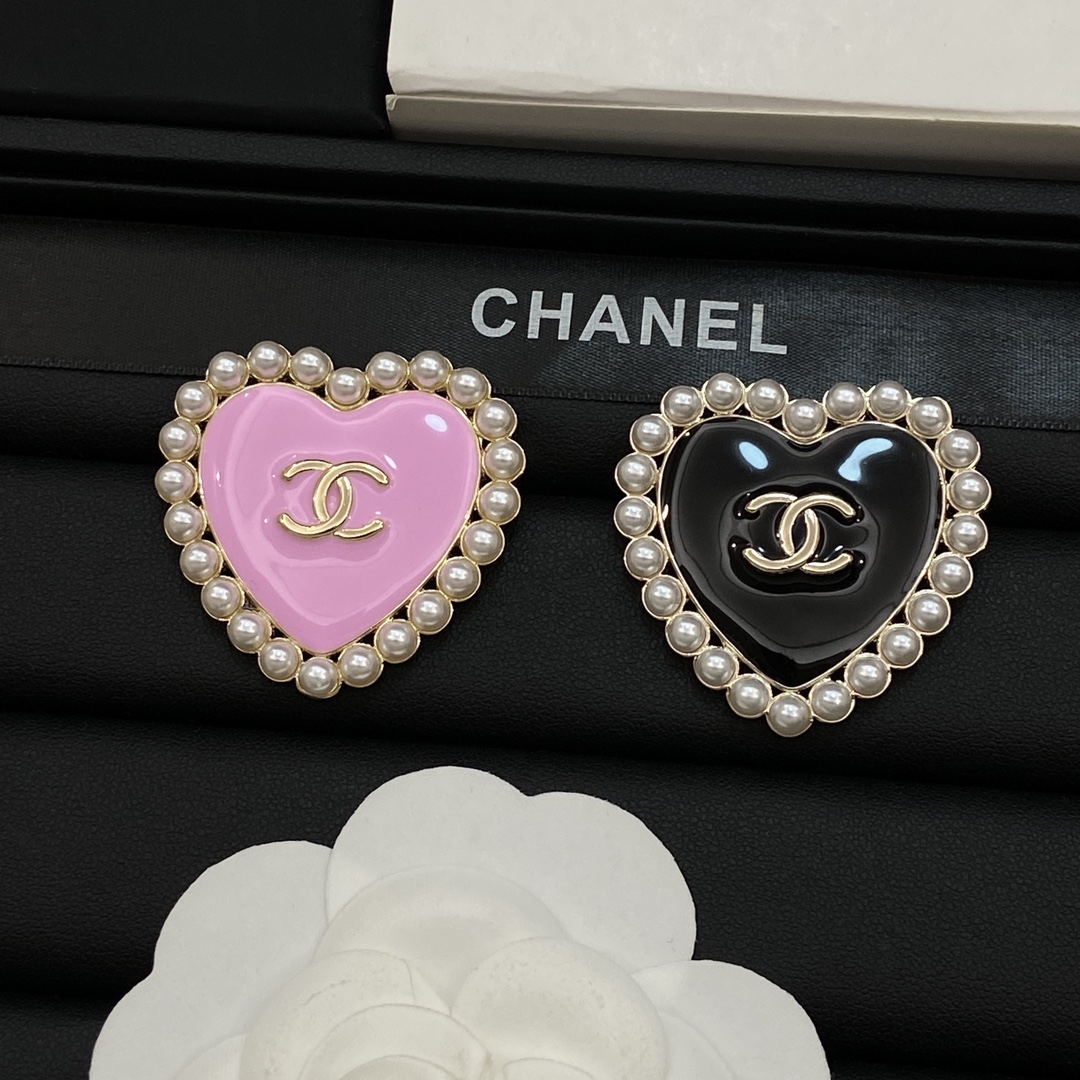 TOP CHANEL CC Broochs - 2 Colors