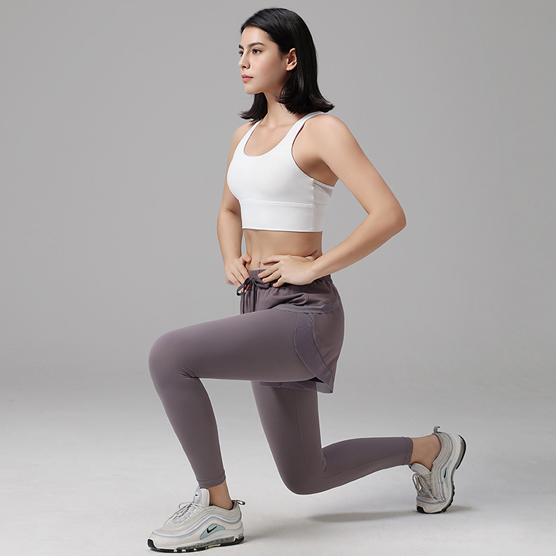 Chic Layered Womens 2 in 1 Sports Pants