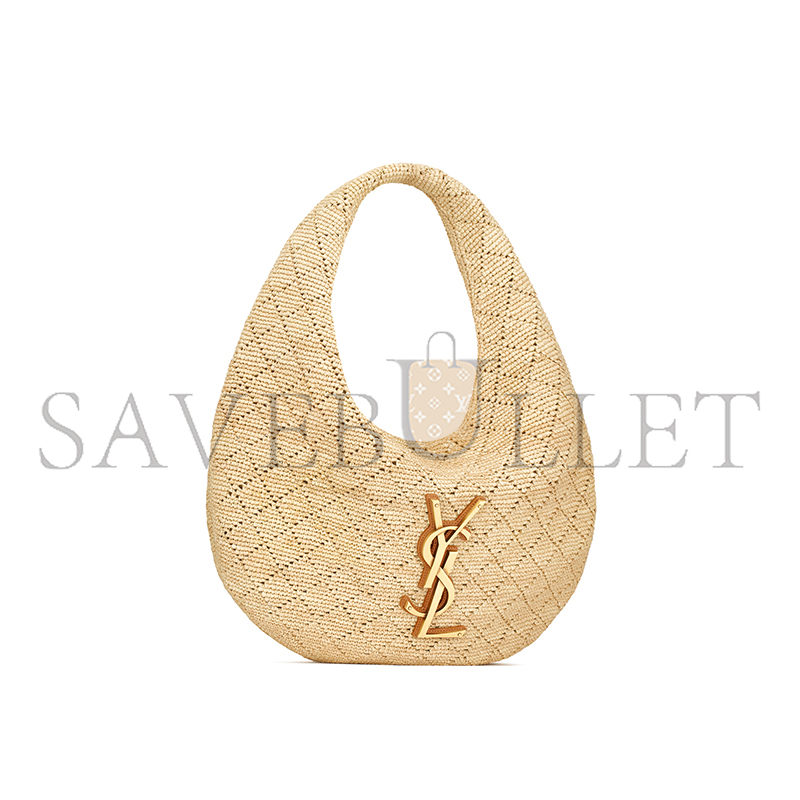 YSL ICARE HOBO IN RAFFIA 868740GAAGT2791 (47*30.5*12cm)