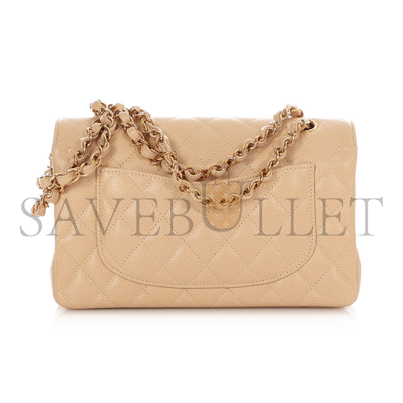 CHANEL MASTER CAVIAR SMALL CLASSIC DOUBLE FLAP 1540032 (23*13*6cm)