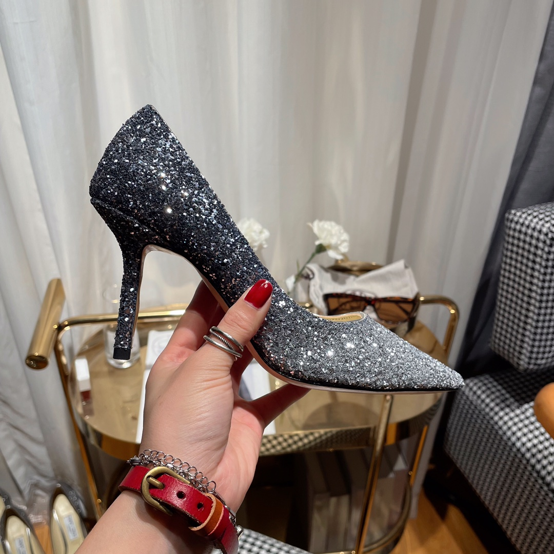 Jimmy Choo Love Flat cusp  Slide Sandal (Replica)