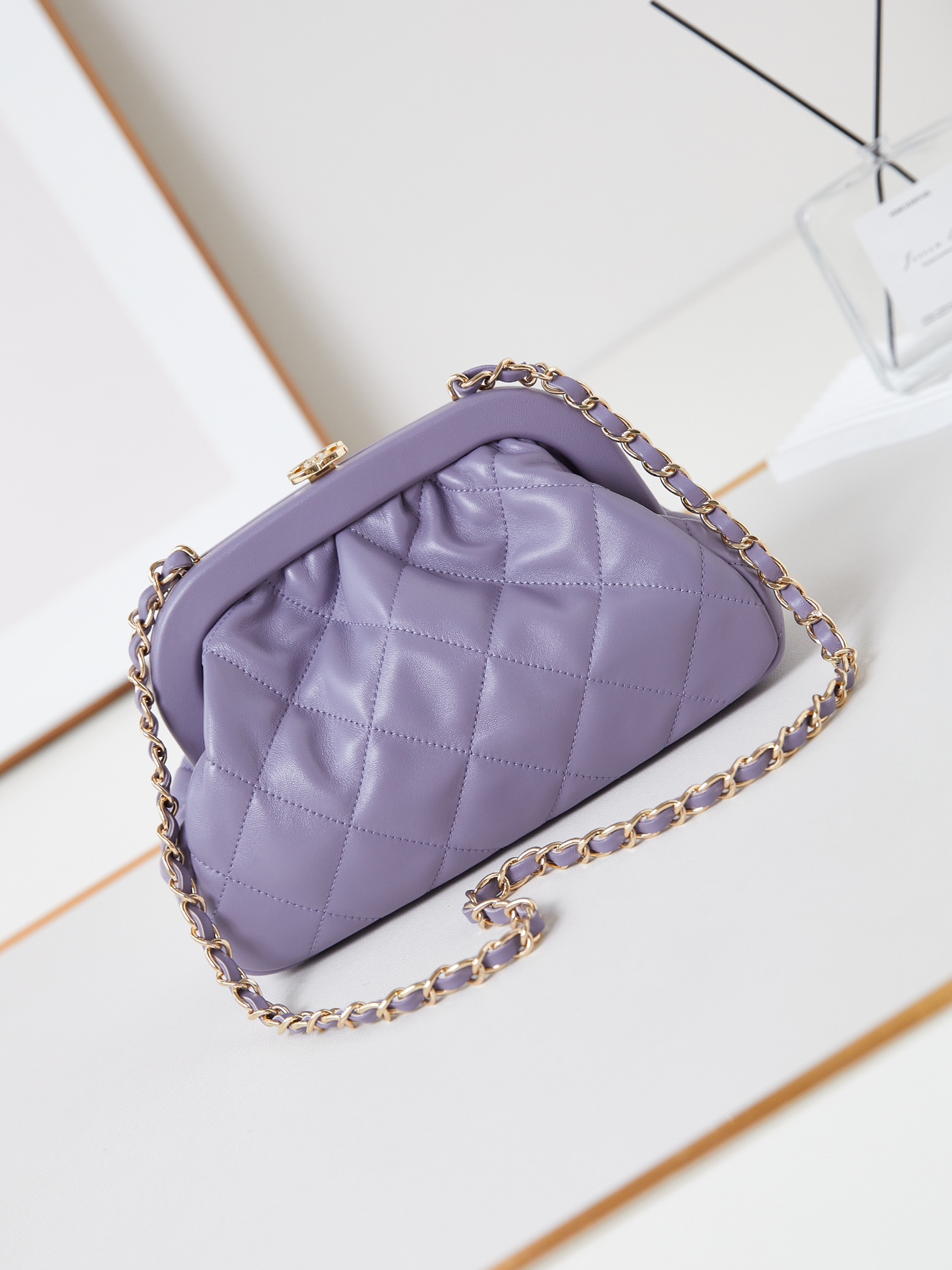 TOP CHANEL Lambskin Bag 16x24x8cm - 4 Color