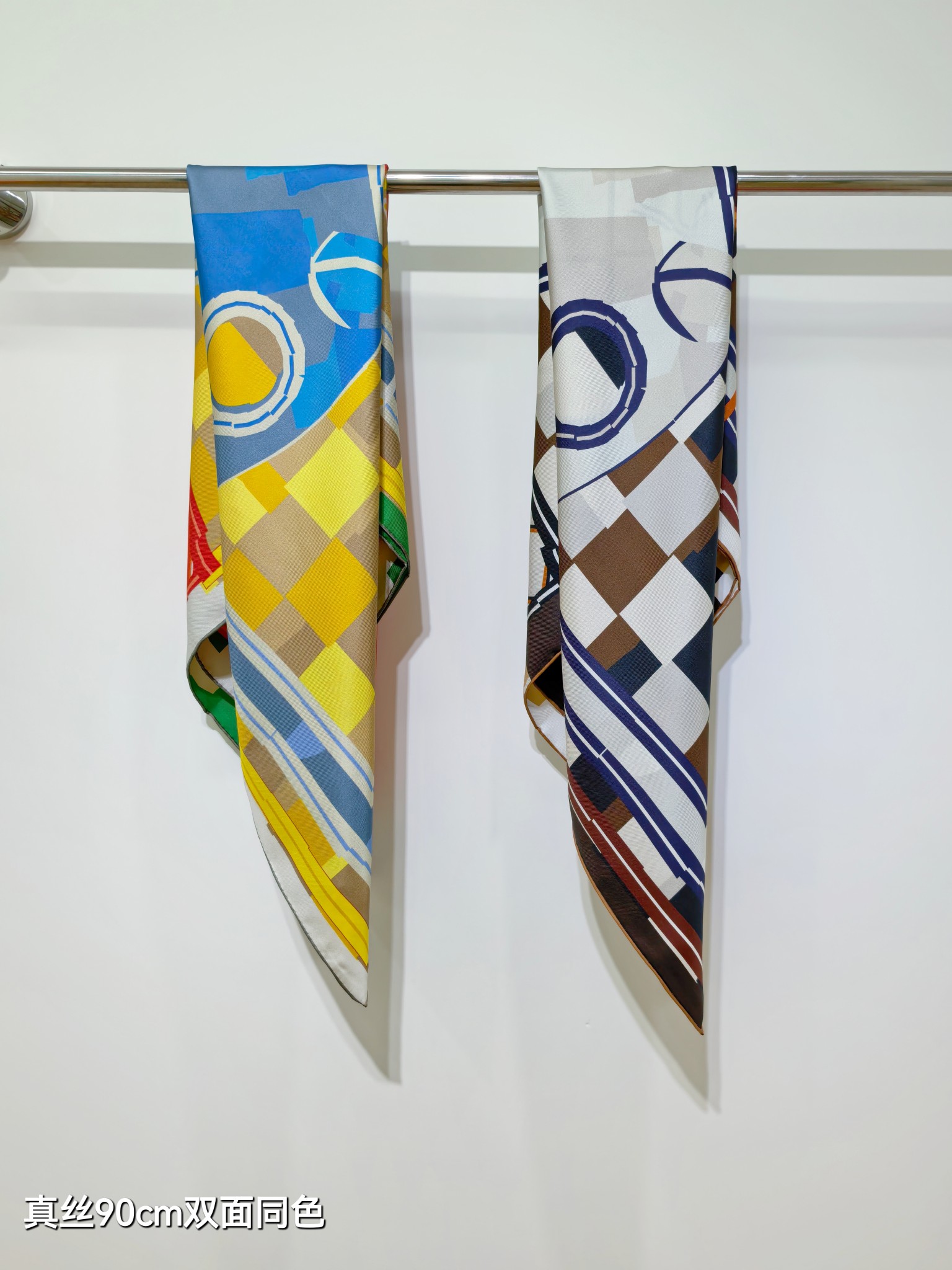 TOP HERMES Square Silk Scarf 90*90cm - 2 Colors