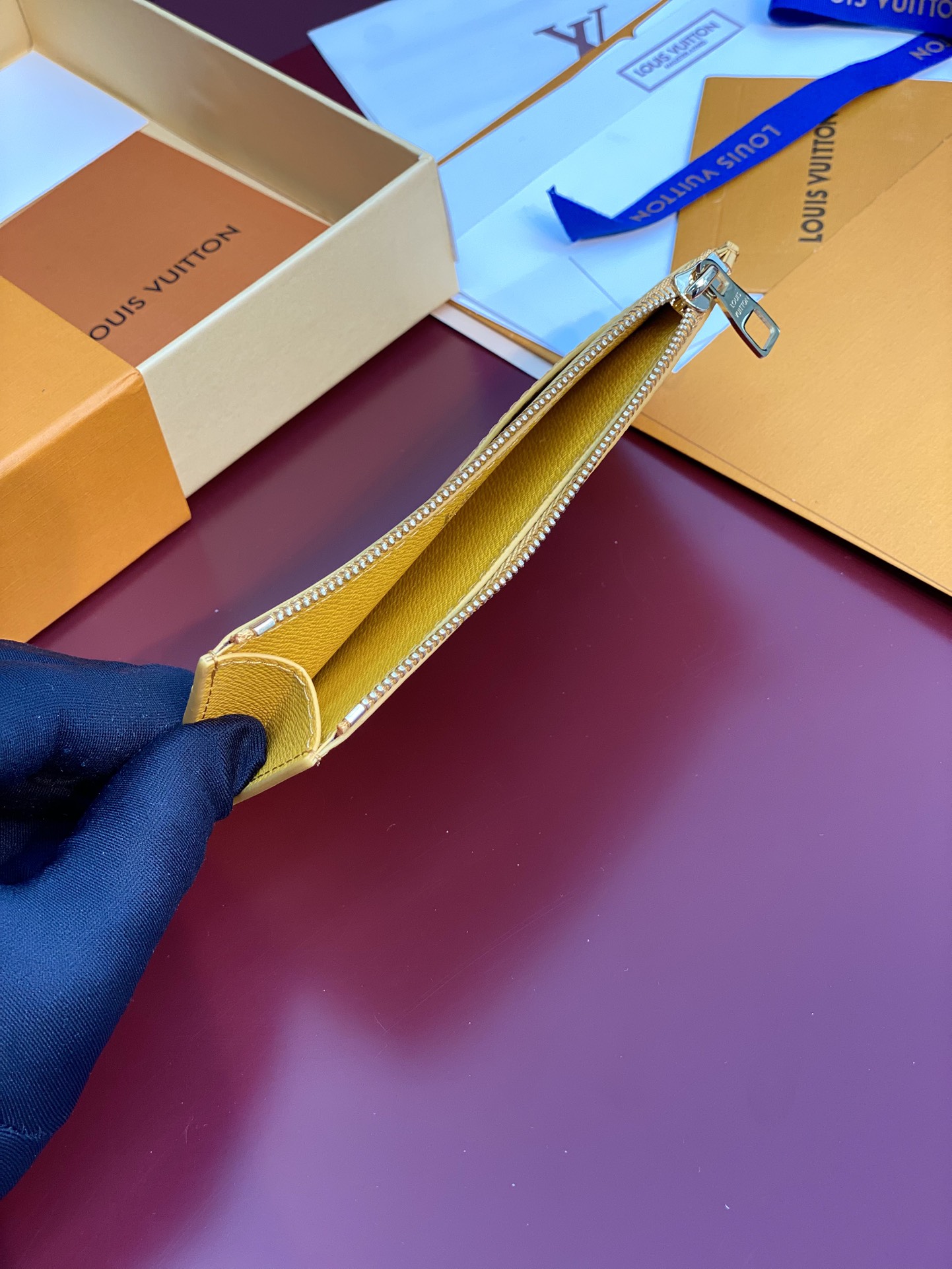 TOP Louis Vuitton LV Coin Card Holder 8x1x14.5cm - 2 Color