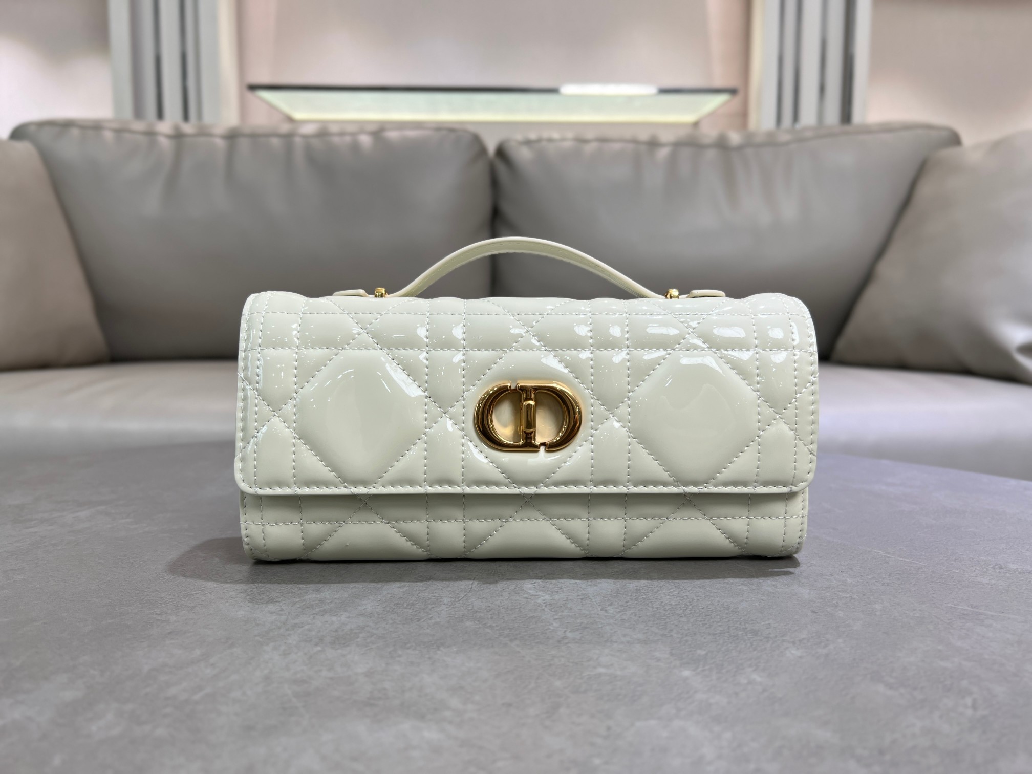 TOP Christian Dior Miss Caro Top Handle Bag Patent Leather 24x12x4cm - 6 Colors