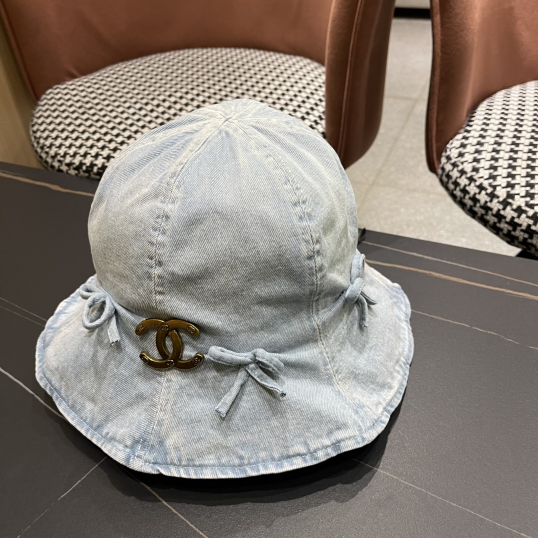 TOP CHANEL Cowboy Fisherman Hat - 3 Colour
