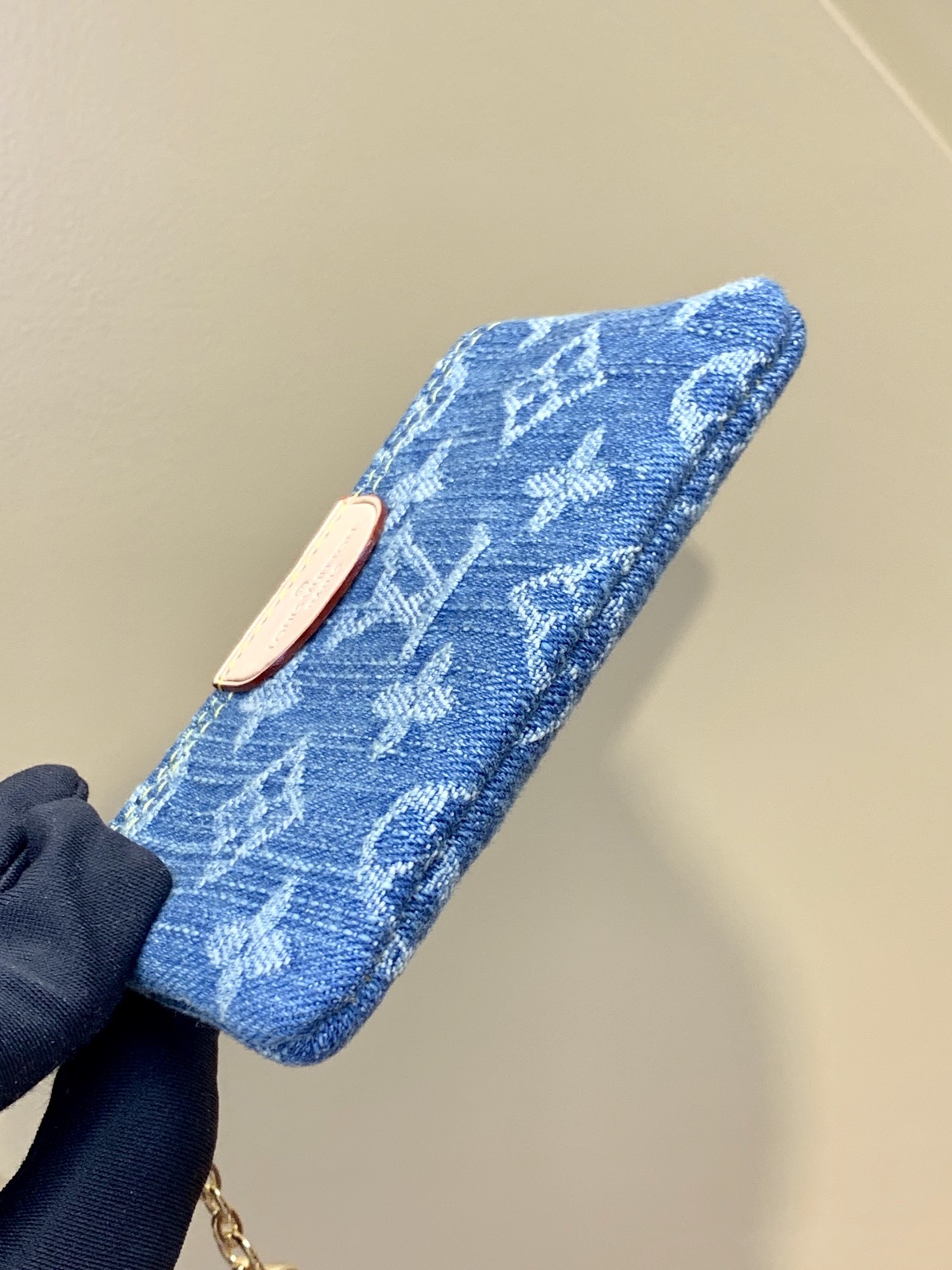 TOP Louis Vuitton LV Zippy Coin Purse 12x7x1.5cm - Monogram Denim Blue