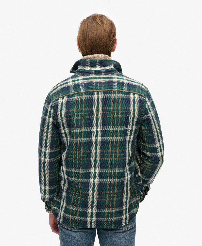 Merchant Heavy Checked Shirt | Merchant Check Green