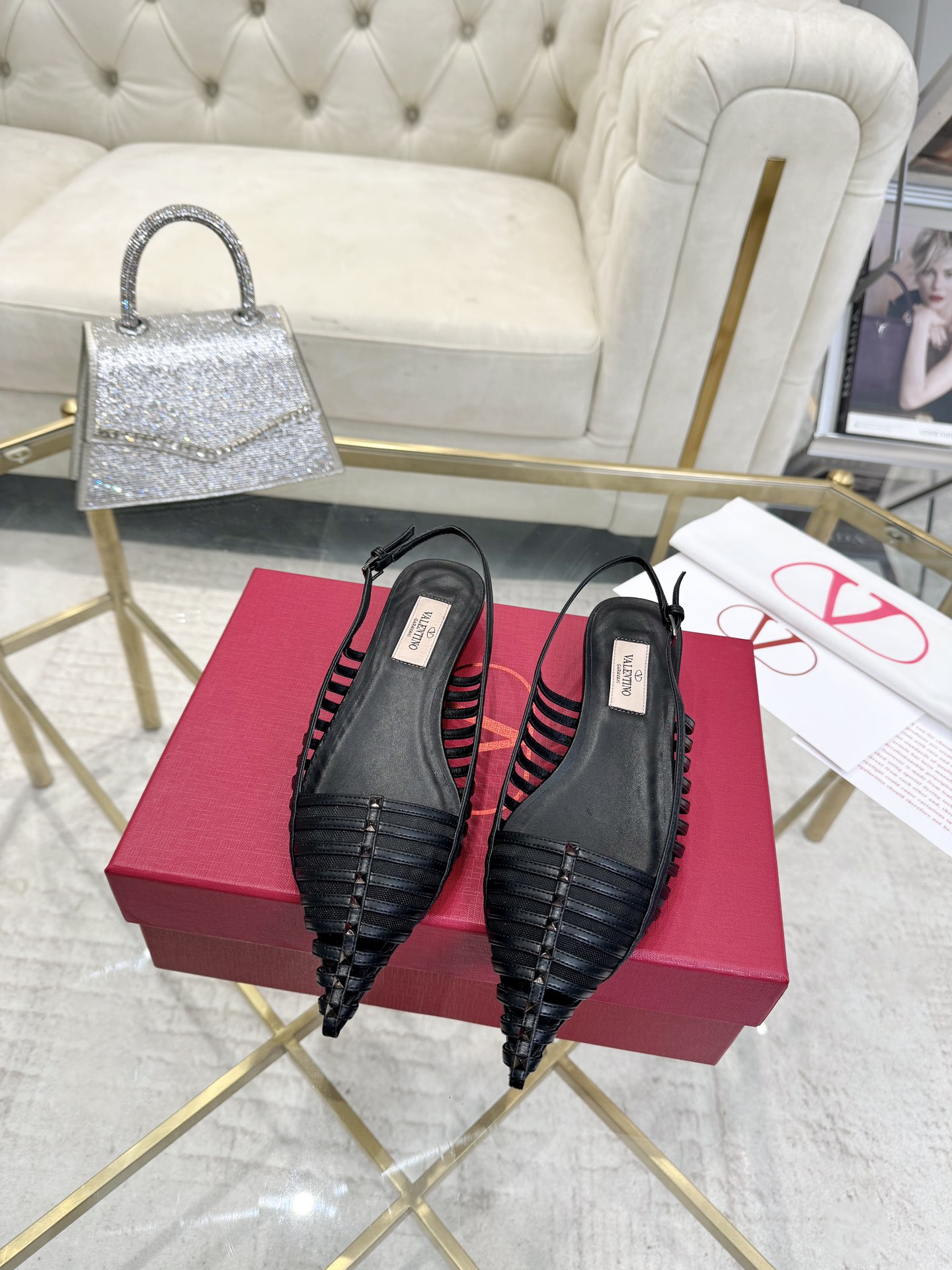 TOP VALENTINO Lambskin Flat Shoes - 4 Colors