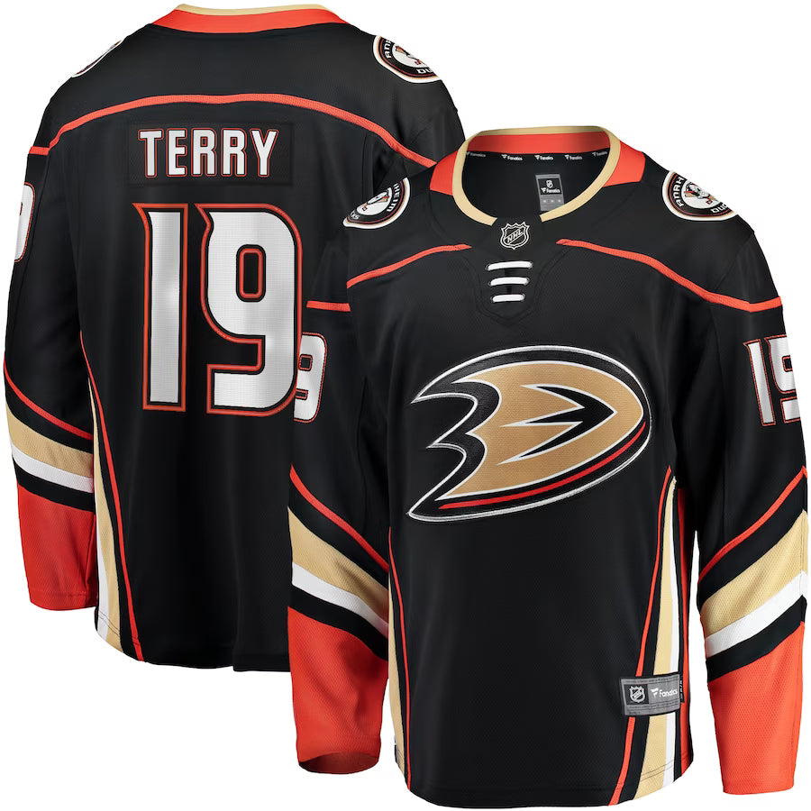 Troy Terry Anaheim Ducks NHL Fanatics Breakaway Home Jersey