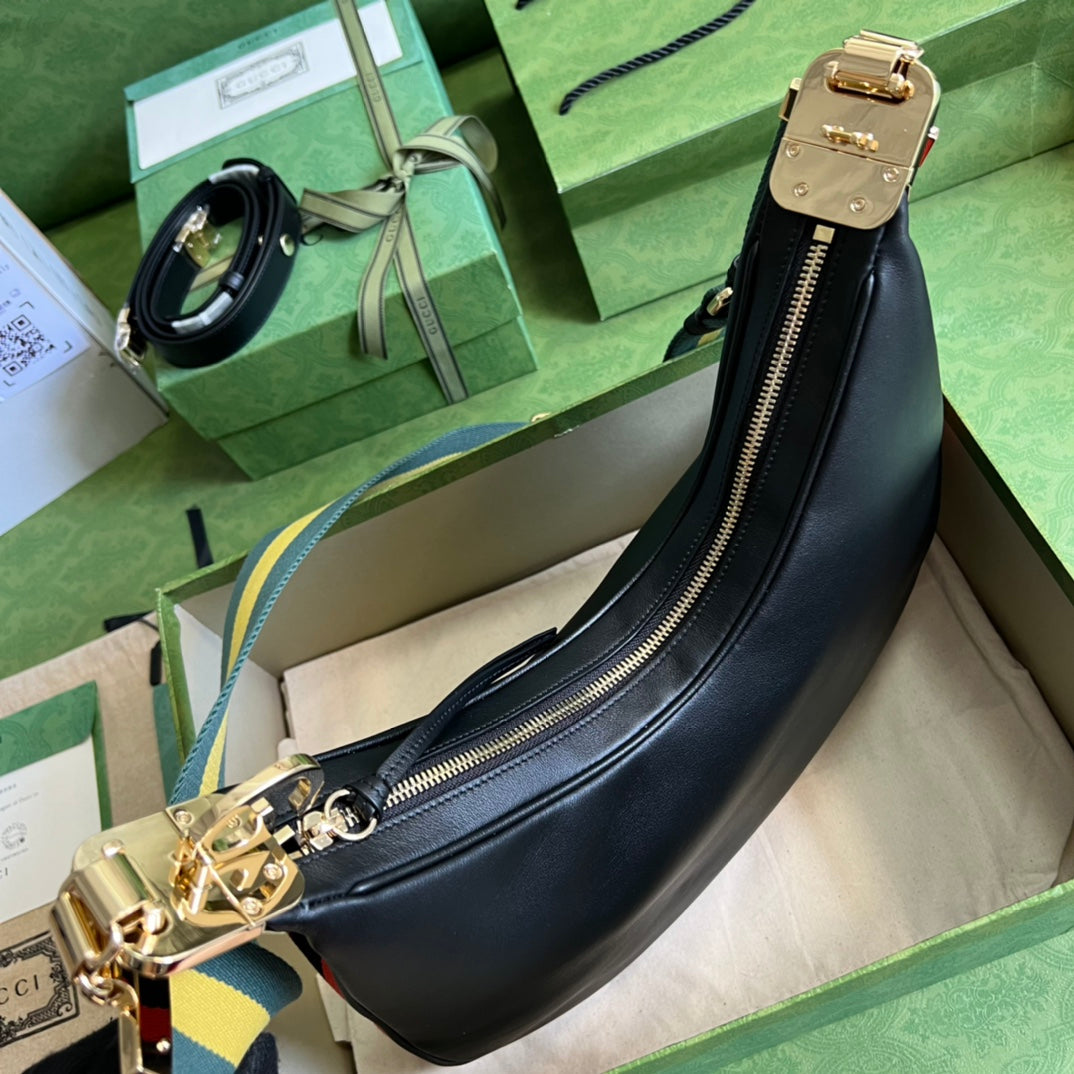 TOP GUCCI GG Attache Large Bag 34x22x6.5cm - Black