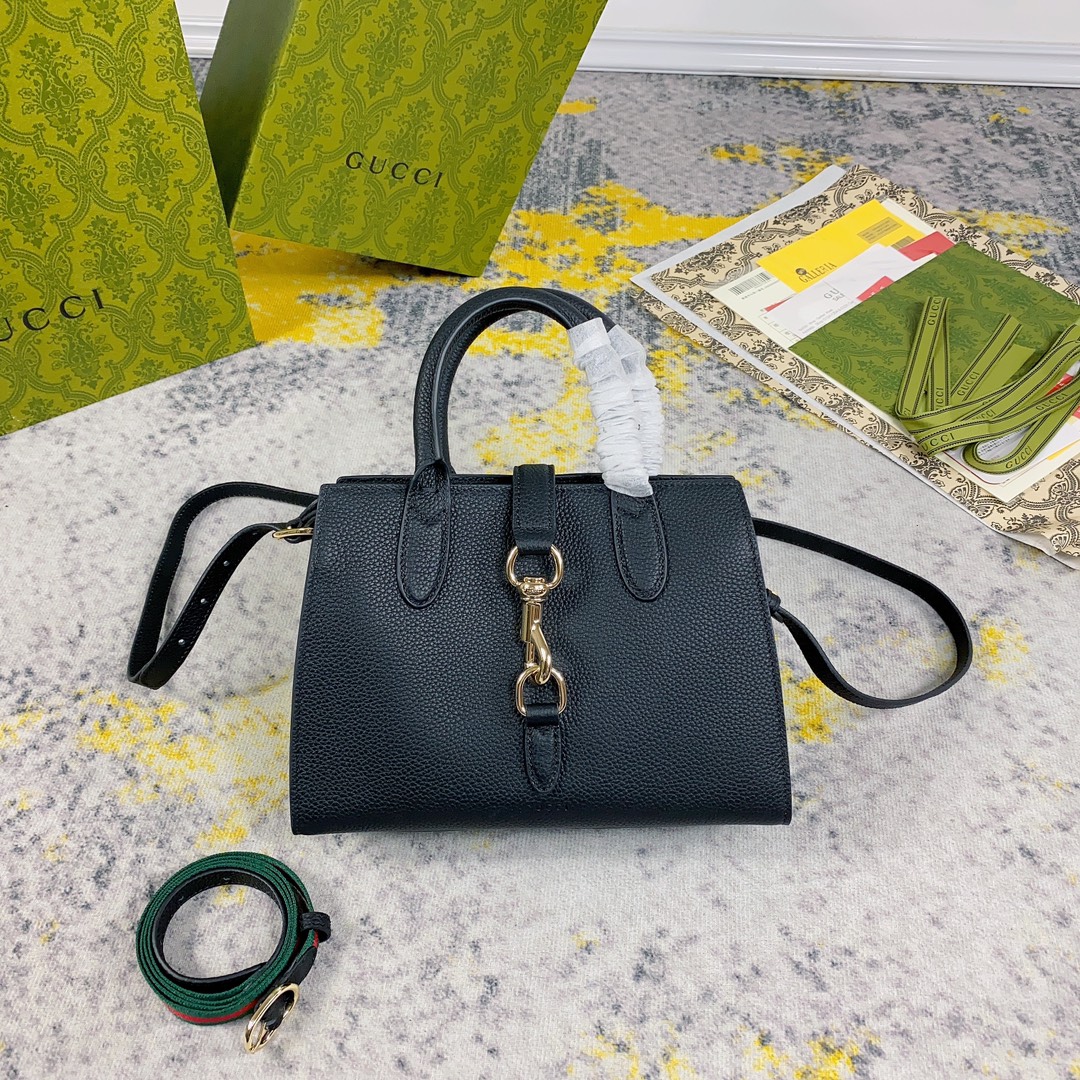 TOP GUCCI Top Handle Tote Bag 24 X 17.5 X 8.5 cm  -3 Colors