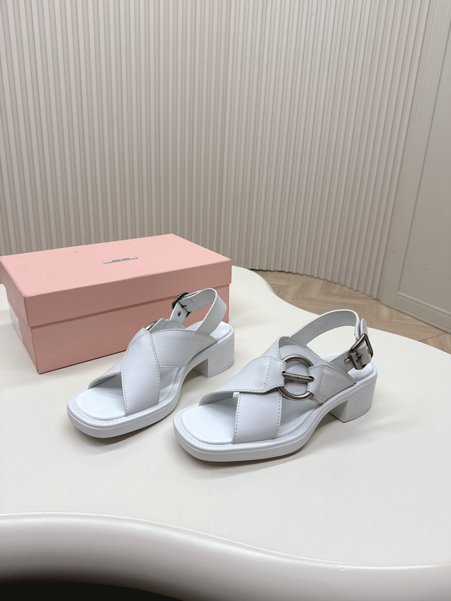 TOP Miu Miu Calfskin Sandals - 3 Colors