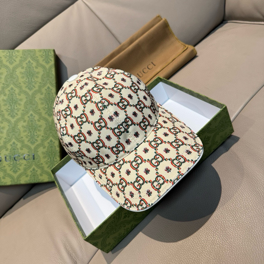 TOP GUCCI Classic Baseball Hat - 2 Colors