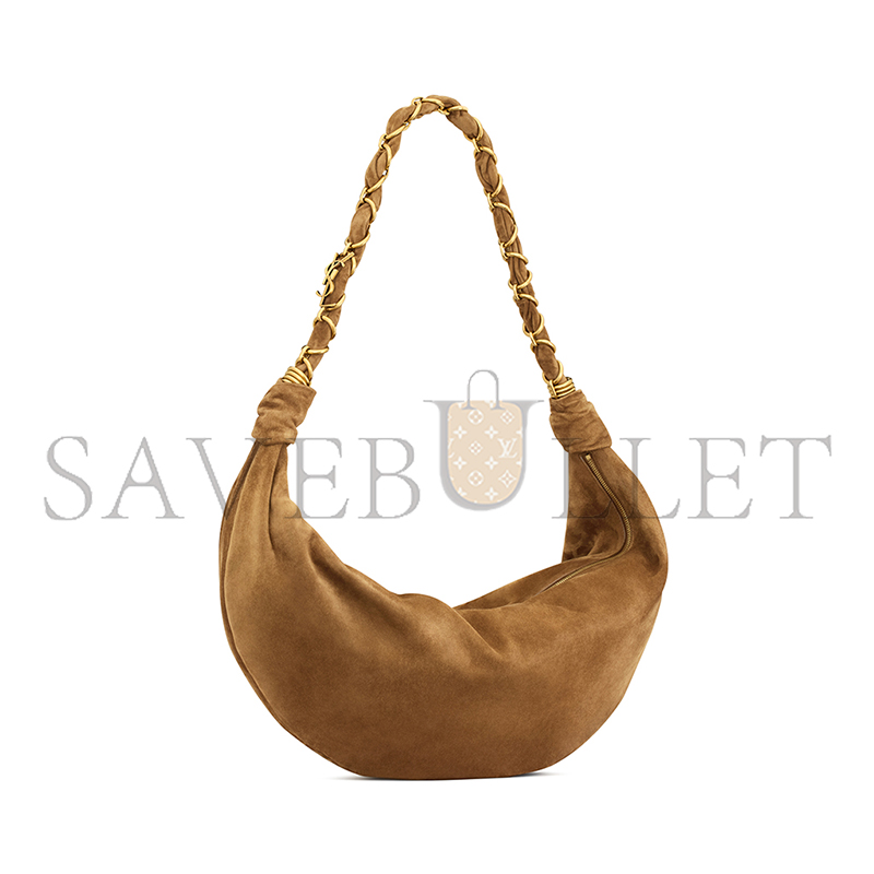 YSL AMALIA HOBO IN SUEDE 8622101U80W2916  (23-62*28*4cm)