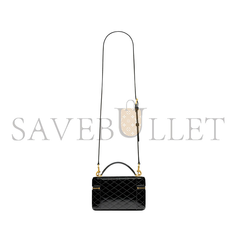 YSL GABY VANITY BAG IN PATENT LEATHER 7667310UFU71000 (18*11*6.5cm)
