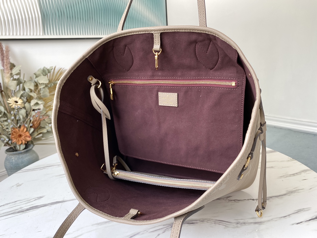 TJ Louis Vuitton Neverfull MM M45686 (Replica)