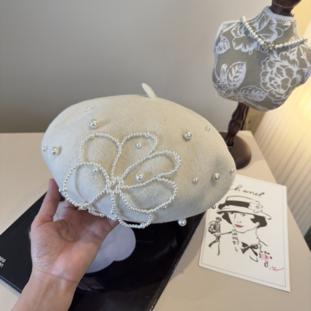 TOP CHANEL Beret Hat - 5 Colors