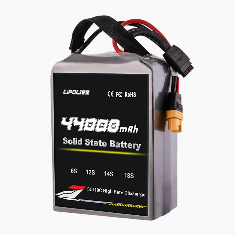 40000 mAh 5/10C 12/14S high-energy density semi-solid drone battery - lipowbattery