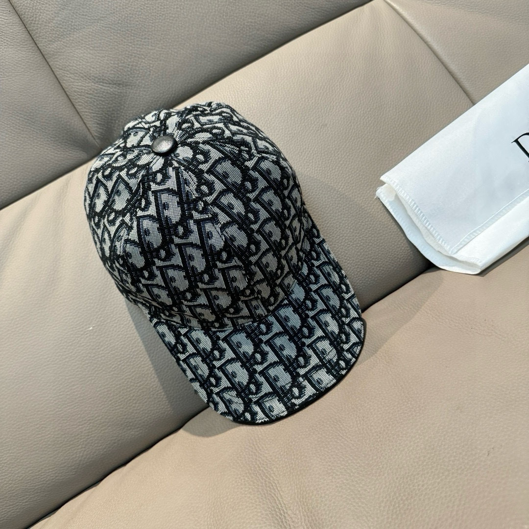 TOP Christian Dior Baseball Hat - Black