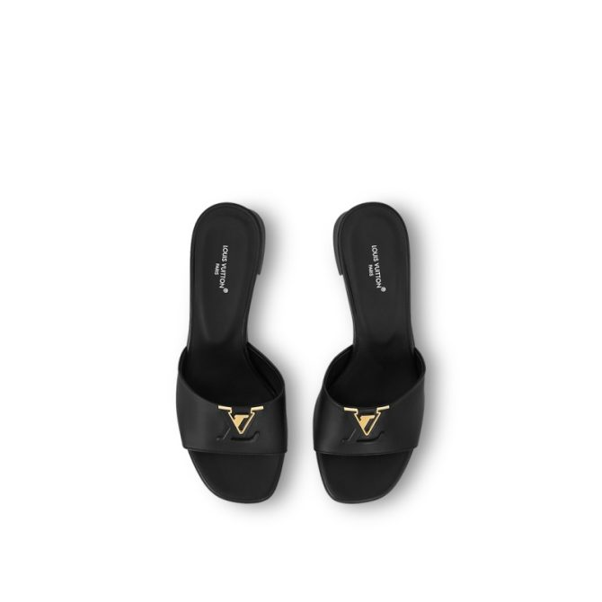 TOP Louis Vuitton LV Capri Slipper - Black