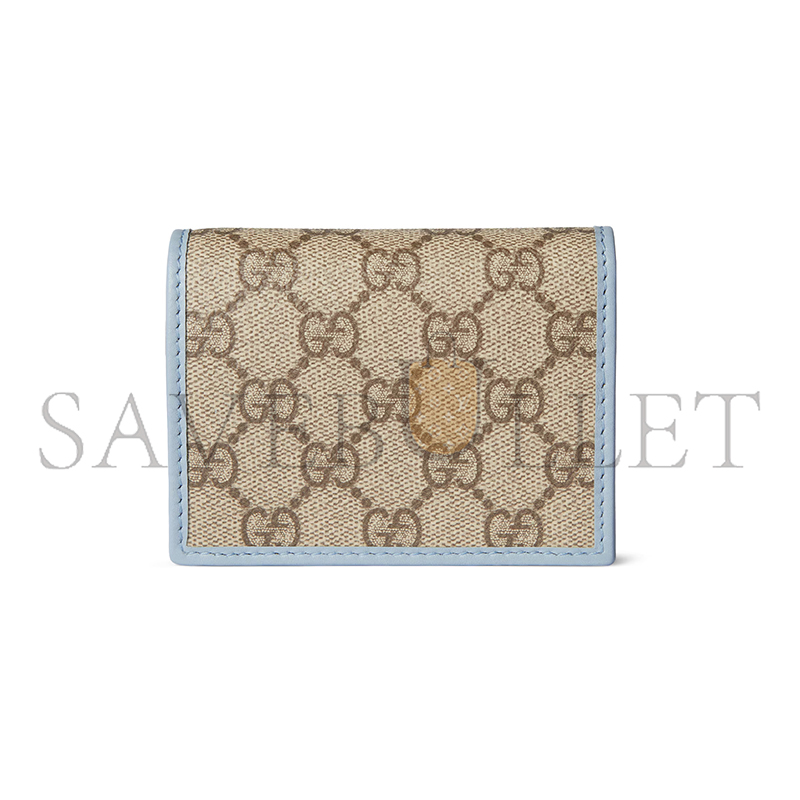 GUCCI GG EMBLEM SMALL WALLET 820692 (11*8.5*3cm)