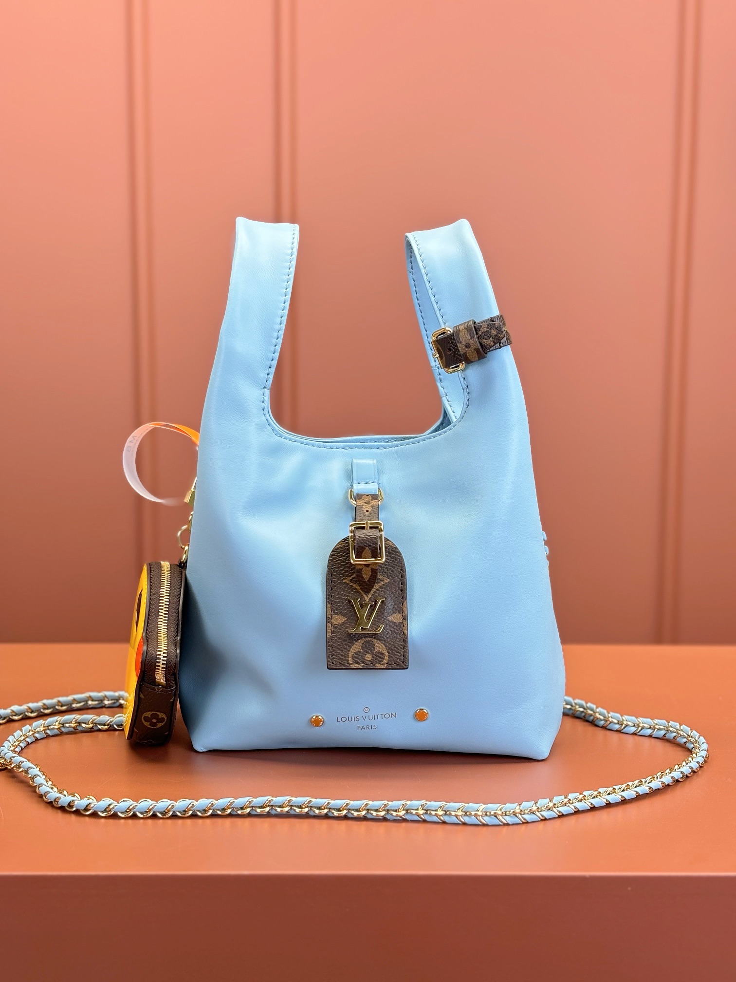 TOP Louis Vuitton LV ATLANTIS BB Bag 17x17x7cm - Blue