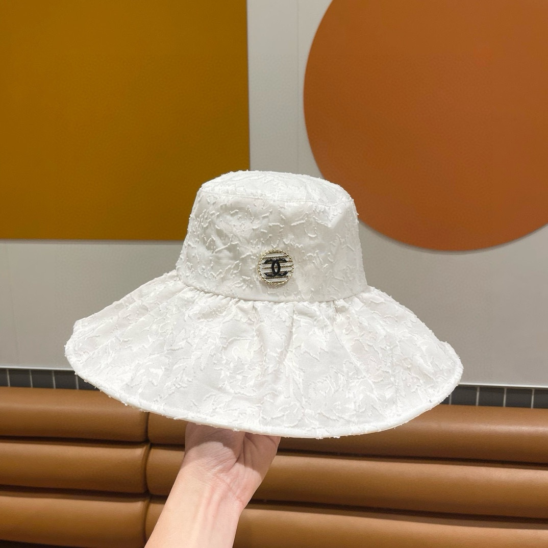 Chanel  Little Fragrant Wind Fisherman Hat  Sunhat （Replica）