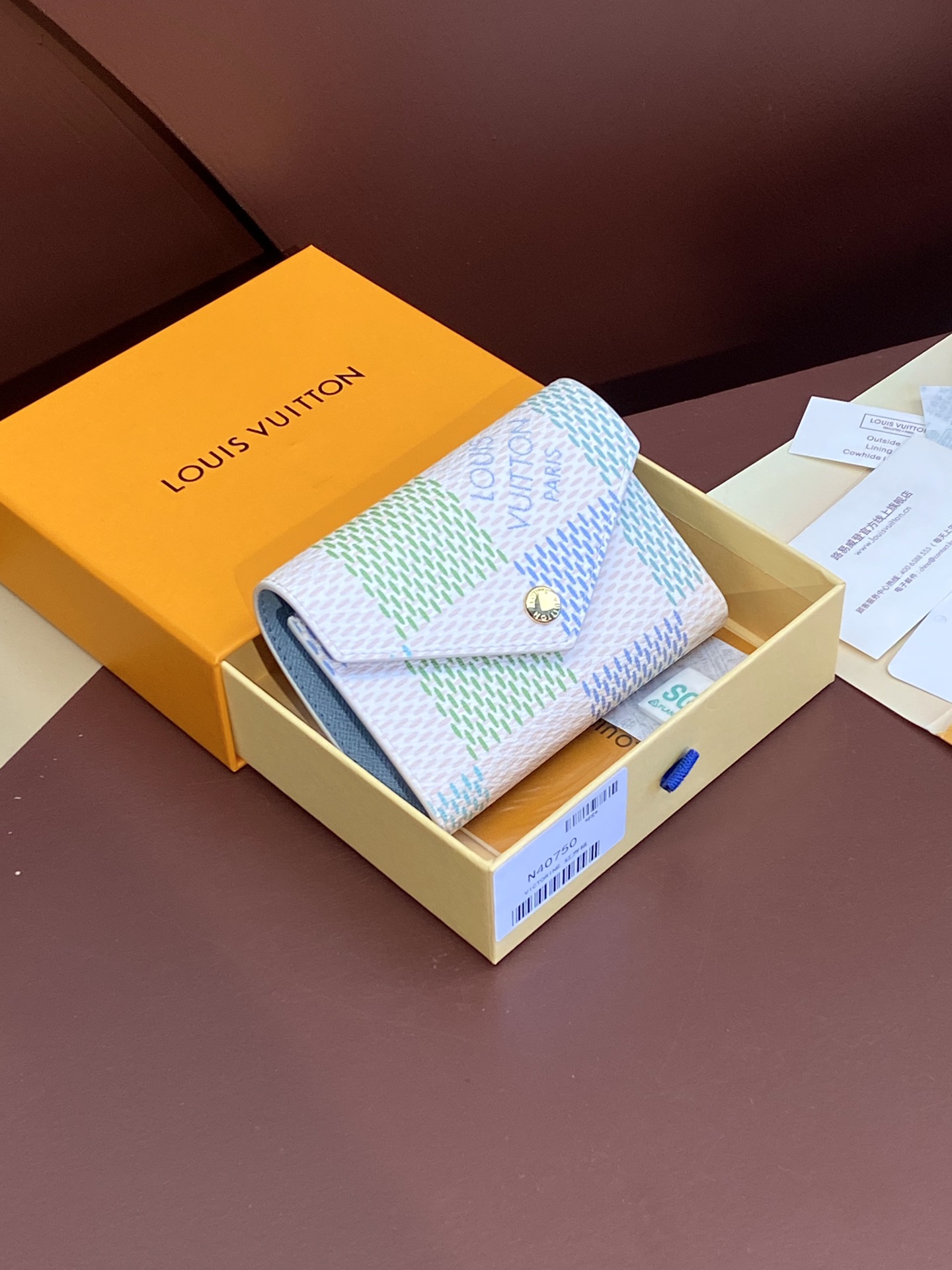 TOP Louis Vuitton LV Damiericious Grid Wallet 12x9.5 x1.5 cm- 2 Colors