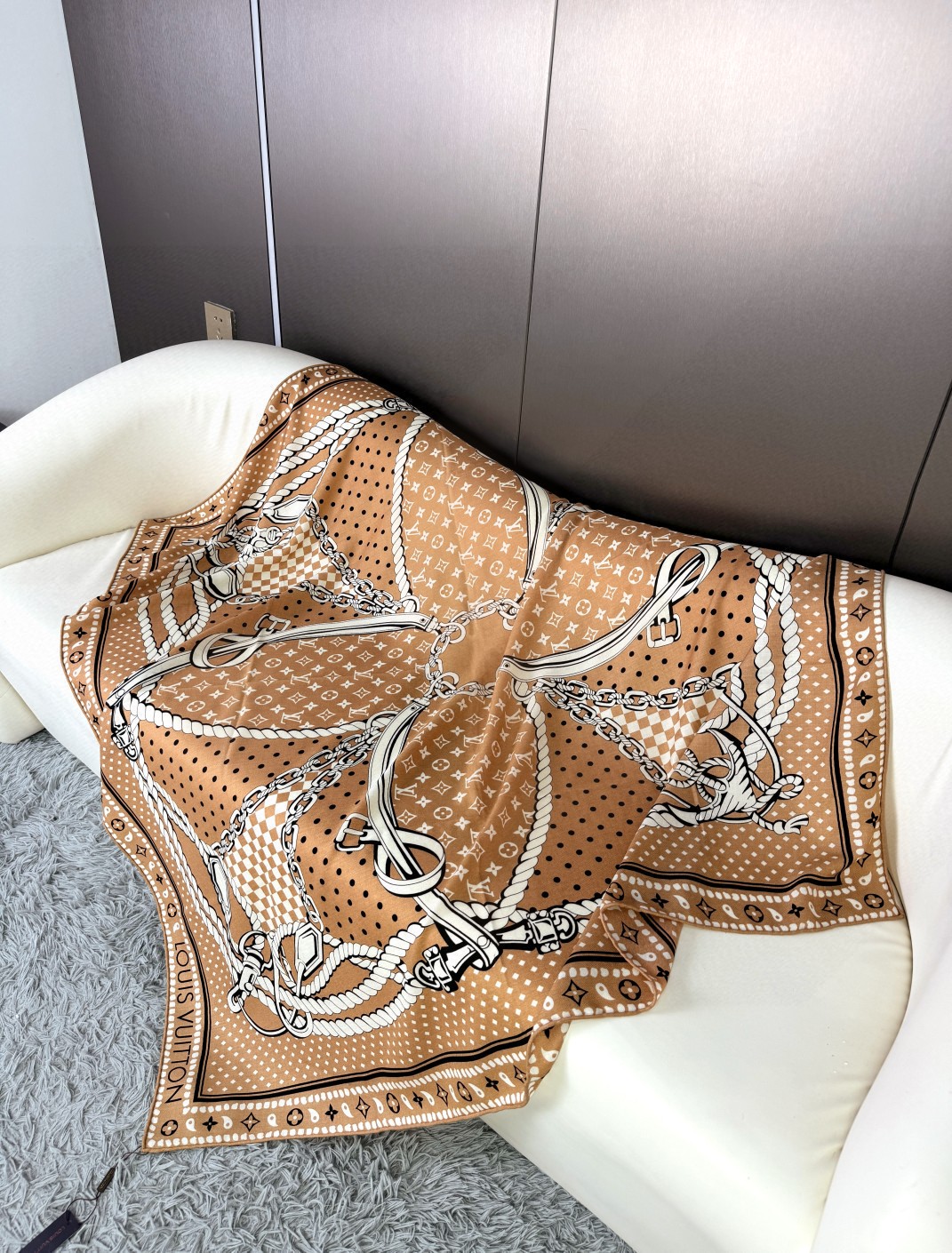 TOP Louis Vuitton LV Sailor Bandana Square Scarf 140x140cm - 3 Color