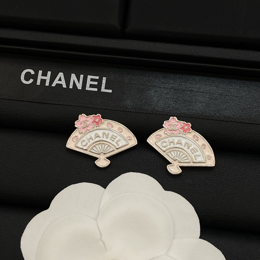 TOP CHANEL Necklace Earrings Brooch Set - 2 Color