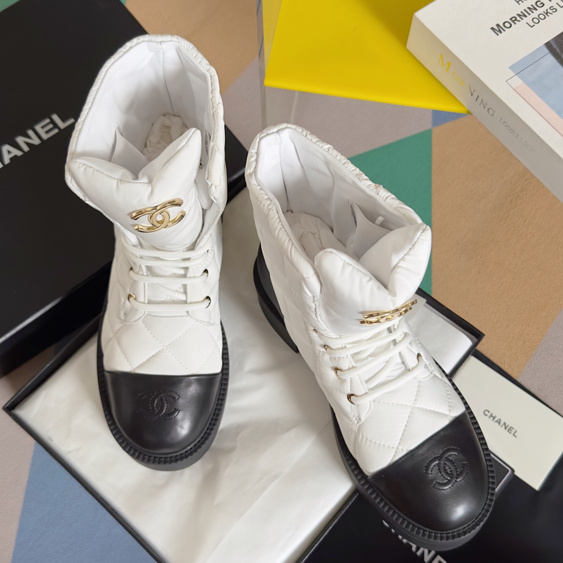Tops CHANEL Down Short Boots - 4.5CM - 3 Colors