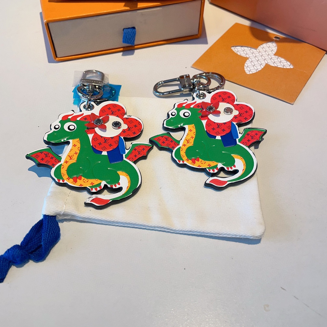 TOP Louis Vuitton LV Dragon Year Zodiac Keychain