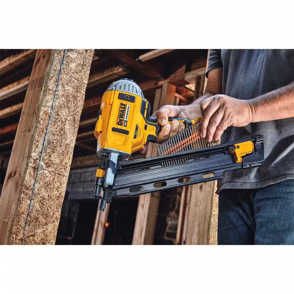 20V MAX XR Lithium-Ion Electric Cordless Brushless 2-Speed 21? Plastic Collated Framing Nailer (Tool Only)