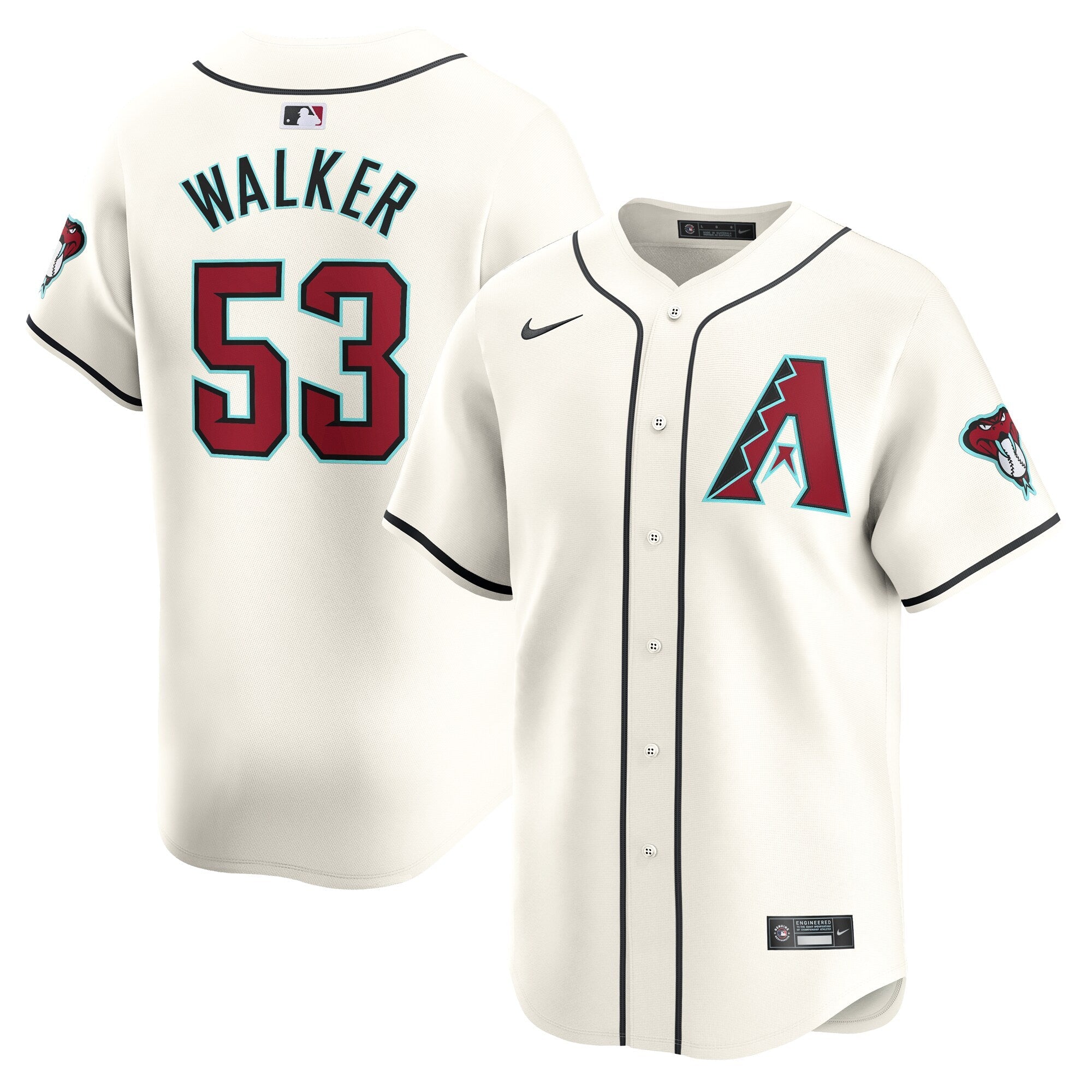 Christian Walker Arizona Diamondbacks  Home Limited Player Jersey - White