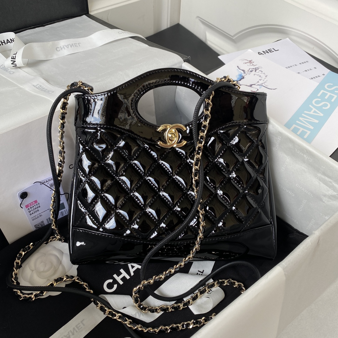 Chanel C31 Shopping  Black Calfskin LGHW（10A Mirror Version）