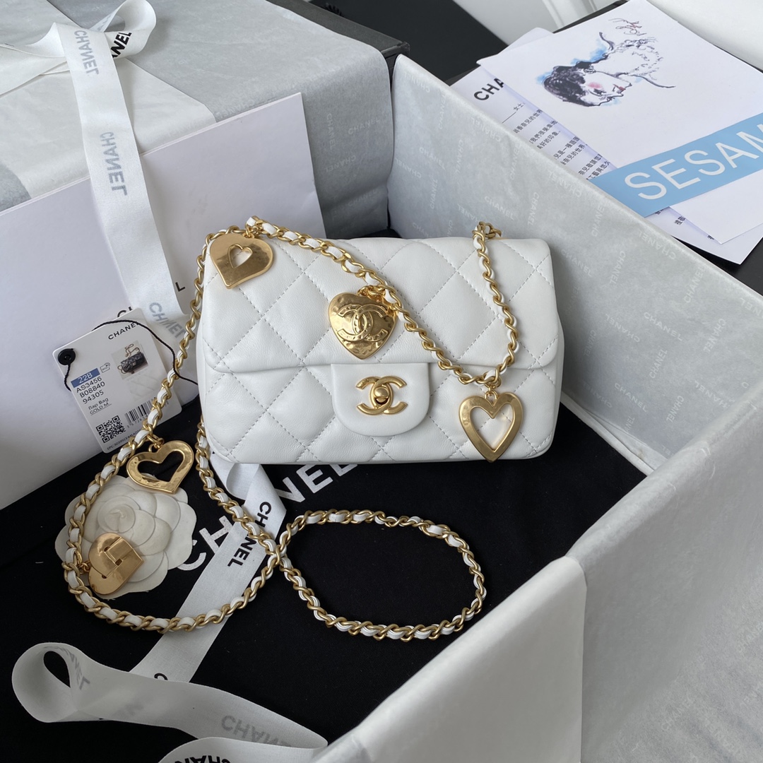 TOP CHANEL Classic Flap Bag 12*19*7cm - GHW - 3 Color