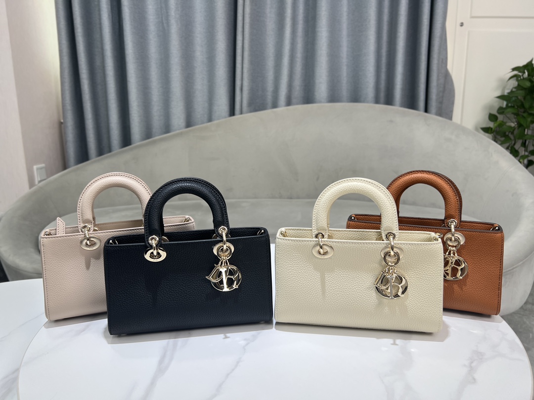 TOP Christian Dior Calfskin medium Lady D-Sire My ABC 30x20x13cm - 4 Colors - GHW