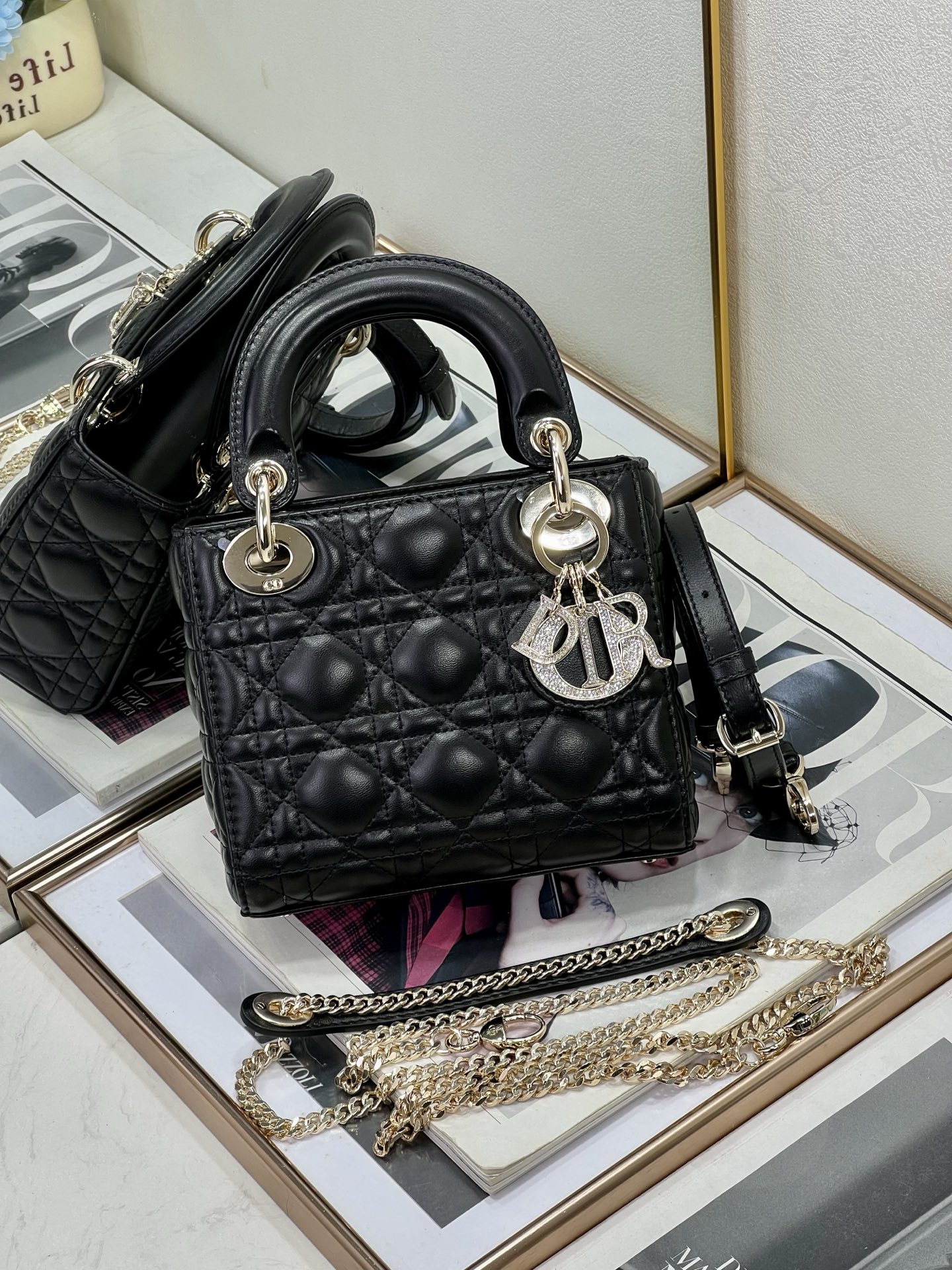 TOP Christian Dior Lady Dior Bag 17x15x7cm - 2 Color