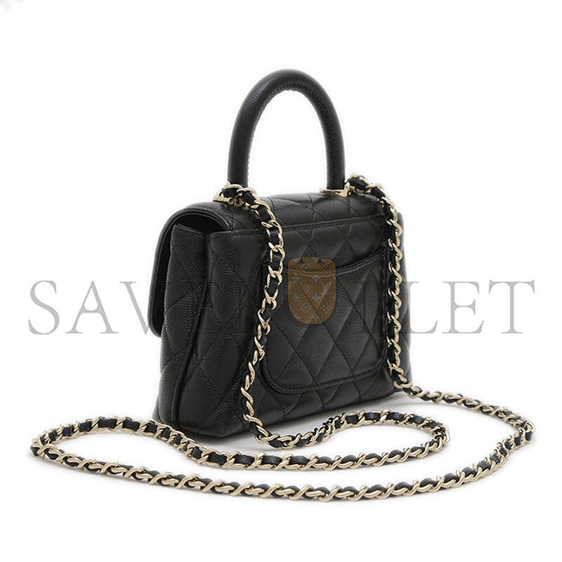 CHANEL MINI FLAP BAG WITH TOP HANDLE AP4244 (14.5*11.5*5.5cm)